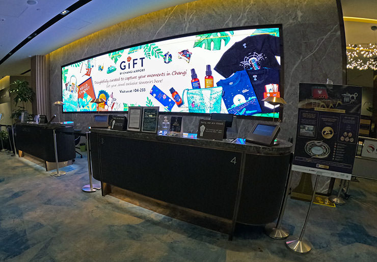 Concierge counter at Jewel Changi Airport in Singapore; photo by Ivan Kralj.